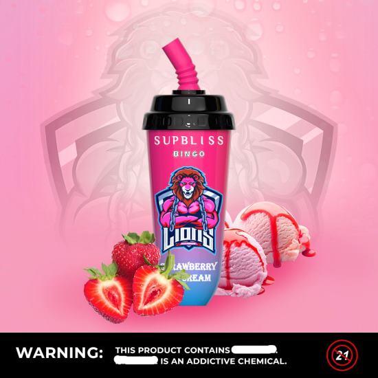 RandM Supbliss Bingo 8000 Vape Pod Device 1Pc Lychee Cola 642PN264 RandM Vape Nicotine