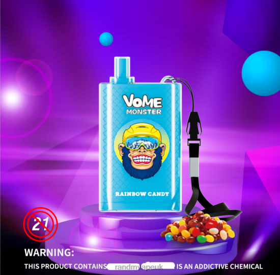 RandM Vome Monster 10000 Airflow Control Vape Pod Device 1Pc Mixed Berries 642PN278 R and M Vape Wholesale UK