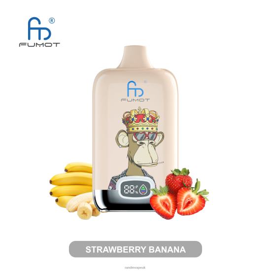 Fumot Original RandM Digital Box 12000 Battery And Liquid Display Vape Device Blueberry Raspberry 642PN4 RandM Vape Nicotine