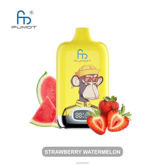 Fumot Original RandM Digital Box 12000 Battery And Liquid Display Vape Device Blueberry Raspberry 642PN4 RandM Vape Nicotine