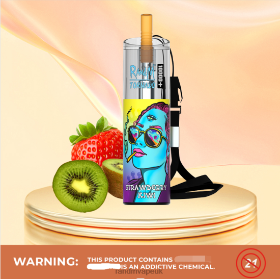 RandM Tornado 10000 Plus Airflow Control Vape Device 1Pc Blue Sour Raspberry 642PN83 RandM Vape Flavours