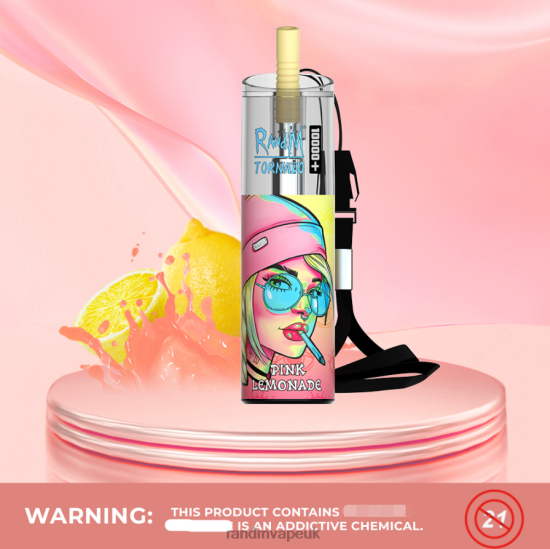 RandM Tornado 10000 Plus Airflow Control Vape Device 1Pc Grape Ice 642PN76 R and M UK