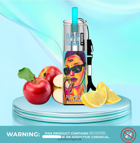 RandM Tornado 10000 Plus Airflow Control Vape Device 1Pc Grape Ice 642PN76 R and M UK