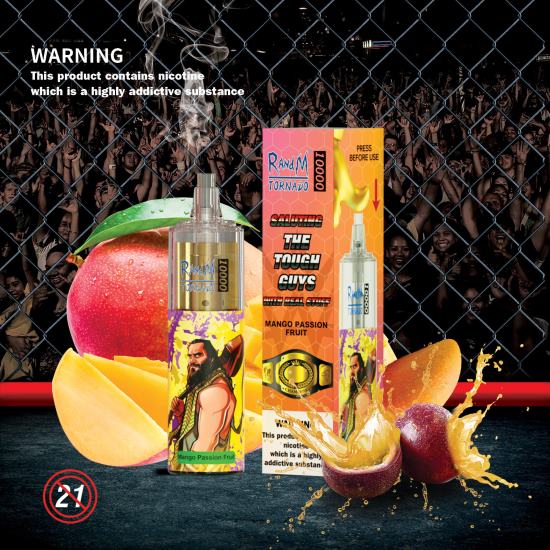 RandM Tornado 10000 Airflow Control Vape Device 1Pc Blueberry Sour Raspberry 642PN120 RandM Vape Sale