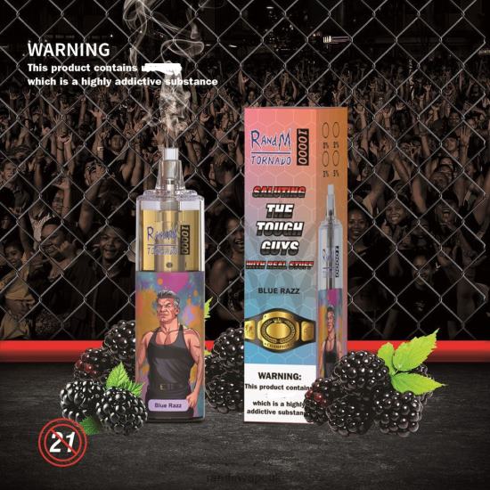 RandM Tornado 10000 Airflow Control Vape Device 1Pc Blueberry Sour Raspberry 642PN120 RandM Vape Sale
