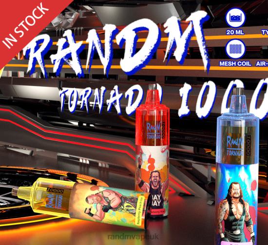 RandM Tornado 10000 Airflow Control Vape Device 1Pc Grape Ice 642PN109 R and M Sales