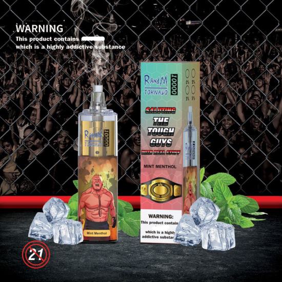 RandM Tornado 10000 Airflow Control Vape Device 1Pc Grape Ice 642PN109 R and M Sales