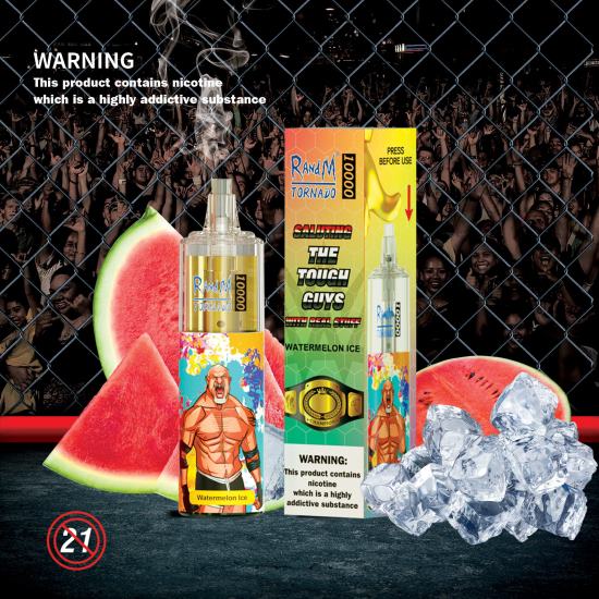 RandM Tornado 10000 Airflow Control Vape Device 1Pc Grape Ice 642PN109 R and M Sales