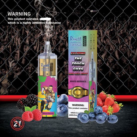 RandM Tornado 10000 Airflow Control Vape Device 1Pc Grape Ice 642PN109 R and M Sales