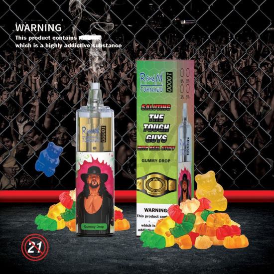 RandM Tornado 10000 Airflow Control Vape Device 1Pc Gummy Drop 642PN106 R and M UK