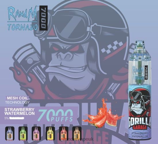 RandM Tornado 7000 Airflow Control Vape Device 1Pc Banana Milkshake 642PN177 R and M Vape UK