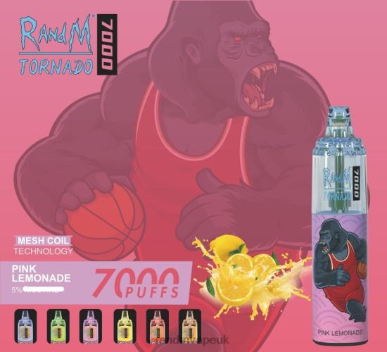 RandM Tornado 7000 Airflow Control Vape Device 1Pc Mixed Berries 642PN176 R and M UK