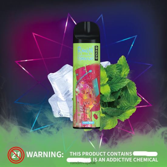 RandM Tornado 8000 Airflow Control Vape Device 1Pc Banana Ice 642PN247 R and M Vape UK