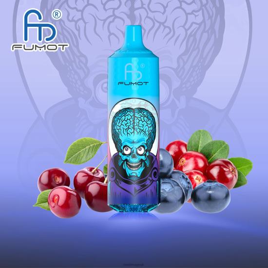 Fumot RandM Tornado 9000 Pro Vape Device With Battery And Ejuice Display Version 1 Cherry Berry 642PN184 RandM Vape Nicotine