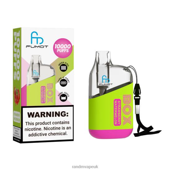 Fumot Original RandM Tornado Box 10000 Airflow Control Vape Device 1Pc Blueberry Raspberry 642PN95 RandM Wholesale UK
