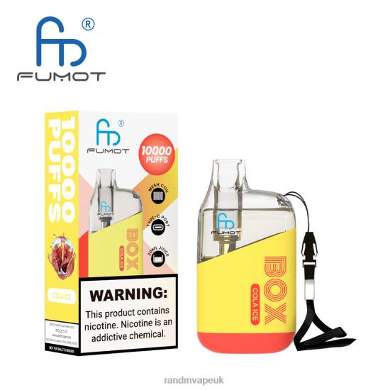 Fumot Original RandM Tornado Box 10000 Airflow Control Vape Device 1Pc Cola Ice 642PN100 RandM Vape Sale