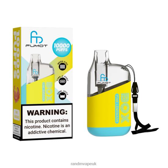 Fumot Original RandM Tornado Box 10000 Airflow Control Vape Device 1Pc Grape Ice 642PN89 R and M Sales