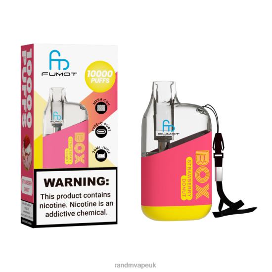 Fumot Original RandM Tornado Box 10000 Airflow Control Vape Device 1Pc Grape Ice 642PN89 R and M Sales